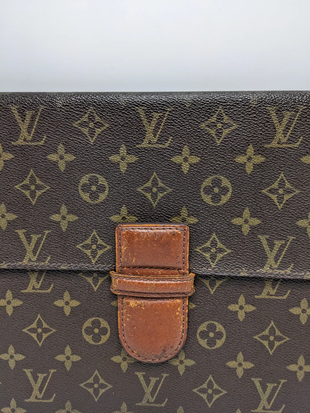 Vintage Louis Vuitton Monogram Document Portfolio / Briefcase